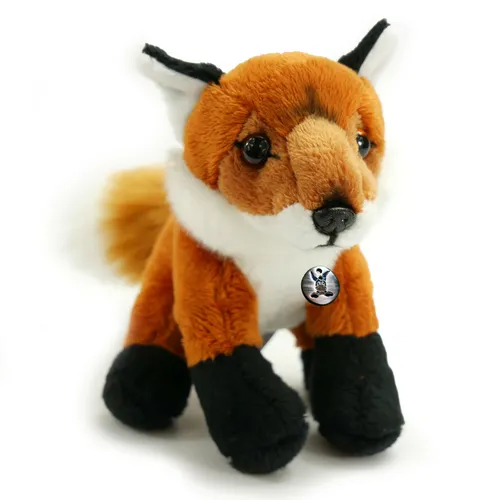Fuchs Kuscheltier sitzend 13 cm Plüschtier * SINJE Rotfuchs Plüschtier