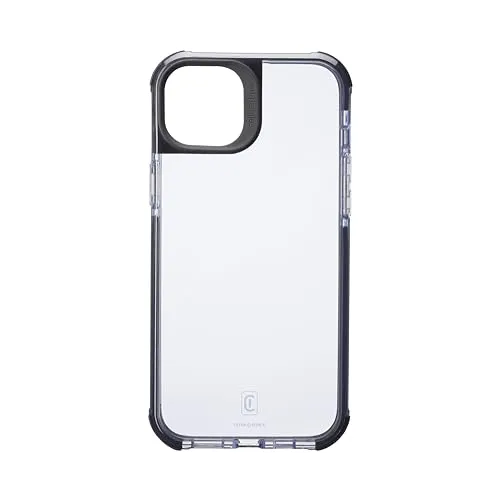 cellularline - Tetra Force Strong Guard - iPhone 15 Plus - Flexible, stoßfeste Schutzhülle mit integrierter antibakterieller Technologie - Transparent