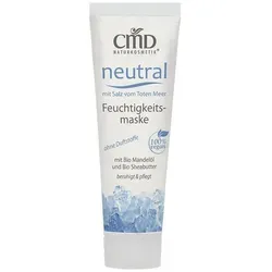 CMD Naturkosmetik Neutral Feuchtigkeitsmaske 50ml - 50% Rabatt - Tagespflege: Vegane Feuchtigkeitsmaske mit Salz vom Toten Meer, ideal zur Stresslinderung und Straffung für alle Hauttypen.