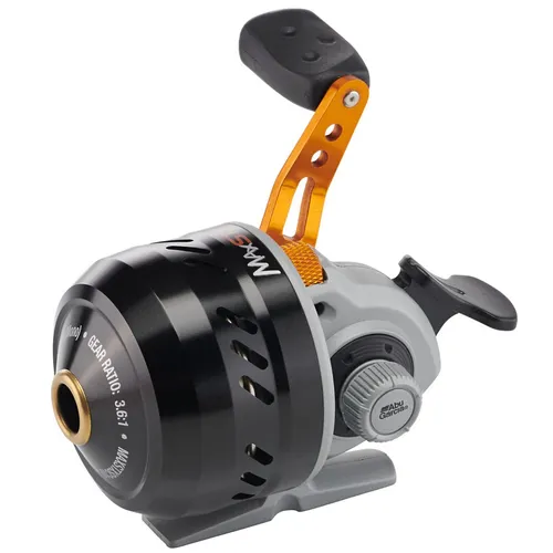 Abu Garcia Max STX Spincast Reel 10 - Vielseitige Spinnrolle für Raubfischangeln - Angelrolle für Süßwasserangeln mit 10 Kugellagern und einer Schnurkapazität von 100m. Ideal für Forelle und Schwarzbarsch, leicht und robust für beide Händigkeiten.
