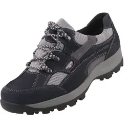 Waldläufer Damen Schnürhalbschuhe Blau, Gr. 6.5 von WALDLÄUFER
