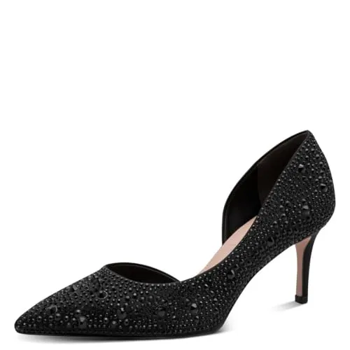 Tamaris High-Heel-Pumps 100% vegan schwarz 39 EU - Elegante High-Heel-Pumps mit 7 cm Stilettoabsatz, 100% vegan und pflegeleicht. Ideal für stilbewusste Frauen, die Wert auf Komfort und Nachhaltigkeit legen.