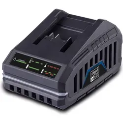 Scheppach Ladegerät SBC2.4A | 2,4 A für Li-Ionen-Akkus | 230 – 240 V | 65 W | geeignet für Scheppach IXES 20-Volt-Serie