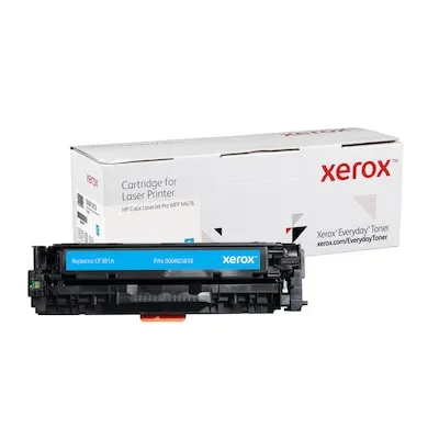 Everyday Cyan Tonerpatrone (HP CF381A) für HP Color LaserJet Pro MFP - Toner für HP Color LaserJet Pro MFP M476dn, MFP M476dw, MFP M476nw - hohe Druckqualität und kosteneffizient.