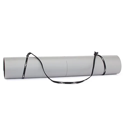 Bodhi | Universal-Yogamatten-Tragegurt | Trageband | Schwarz-Weiß | verstellbare Schlaufe | einfach und günstig | Gurt für Yogamatte