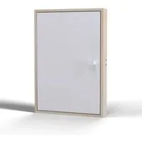 Dolle Kniestocktür Massivholzrahmen weiß, 78 x 68 x 11,5 cm von DOLLE