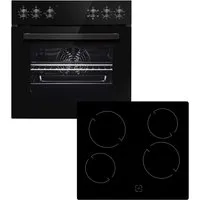 PKM Einbauherdset EHS4B Schwarz
