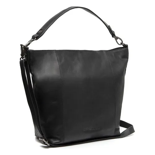 The Chesterfield Brand Zira Schultertasche Leder 29 cm schwarz TAS074602 - Elegante Schultertasche aus robustem Leder mit praktischem Reißverschluss und mehreren Fächern. Ideal für den täglichen Einsatz, vereint Stil und Funktionalität. Abnehmbarer Umhängeriemen für flexibles Tragen.