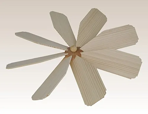 Rudolphs Schatzkiste Ersatzteile Ersatzflügelrad für Pyramide 85/3 TL HxBxT 4,5x25x25cm NEU Pyramide Flügelrad Ersatzteil Flügel Seiffen Erzgebirge Holz