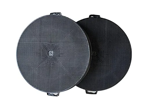 daniplus 2 Kohlefilter Aktivkohlefilter Ø 210mm kompatibel zu WPro FAC539, Siemens Bosch 00353121, Bauknecht 481281718524