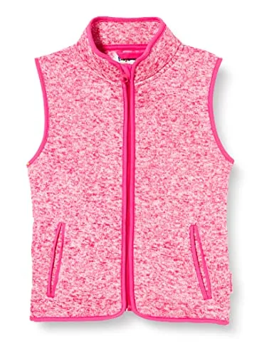 Playshoes Fleece Weste Unisex Kinder Outdoor-Oberteil, pink Strickfleece, 98