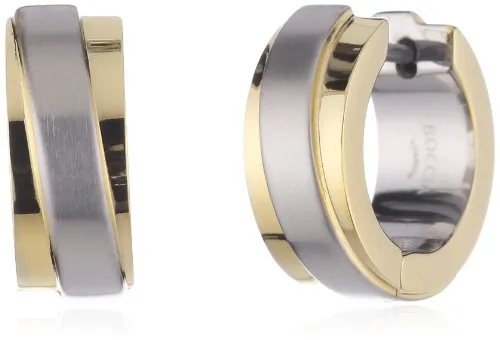 Boccia Damen Creolen 0560-02 Titan bicolor von Boccia Titanium