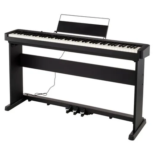 Casio CDP-S160 BK B-Stock - B-Stock Digitalpiano mit 88 Tasten und skalierter Hammermechanik, ideal für Einsteiger und Fortgeschrittene, inkl. Stativ und Pedalleiste, vielseitige Funktionen wie Duet Mode und Midi Recorder