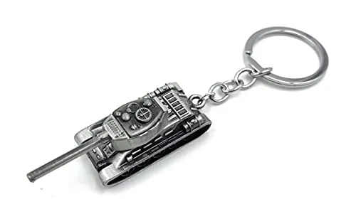 H-Customs Panther Panzer Kettenpanzer silber Schlüsselanhänger Anhänger