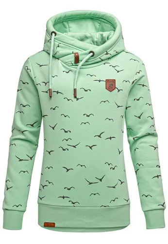 REPUBLIX Kapuzenpullover HARVA Damen Kapuzenpullover Print Sweatjacke Pullover Hoodie
