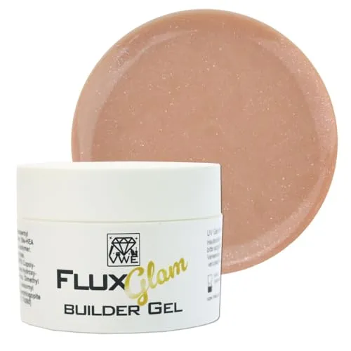 Flux Glam Builder Gel, 5g - Glimmer Nude