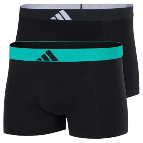adidas Herren Trunk (2pk) - Active Flex Cotton Body Shorts, XXL - Retroshorts für Herren, aus atmungsaktivem Active Flex Baumwollmaterial für höchsten Tragekomfort und Bewegungsfreiheit.