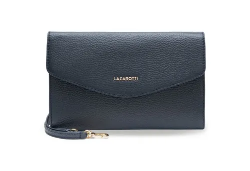 Lazarotti Bologna Leder Clutch | Stilvolle Damen Umhängetasche 23 cm - Damen-Clutches aus hochwertigem, schmutzresistentem Leder | Leicht & kompakt, ideal für alle Anlässe | Abnehmbarer Schulterriemen für vielseitigen Tragekomfort.