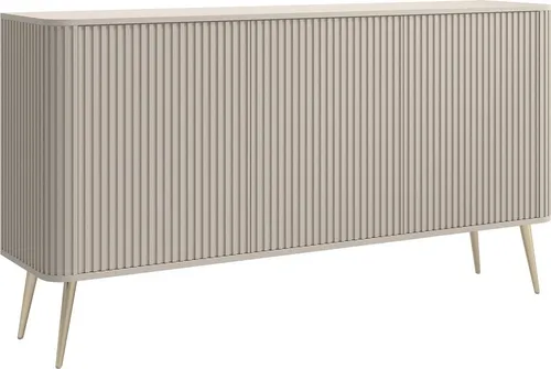 Selsey Kommode Ovarlo mit 3 Türen in gold von Selsey