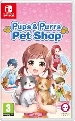 Pups & Purrs Pet Shop - Spiele für Nintendo Switch, erlebe die aufregende Welt der Tierpflege und verwalte deinen eigenen Tierladen!
