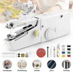 Tragbare Mini Nähmaschine – Handnähmaschine für kreative Projekte