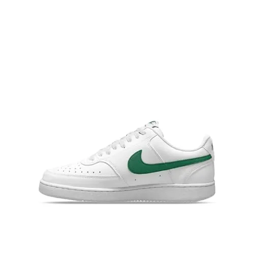 Nike Herren Court Vision Lo Nn Low Top Schuhe, White/Malachite-White, 44 EU