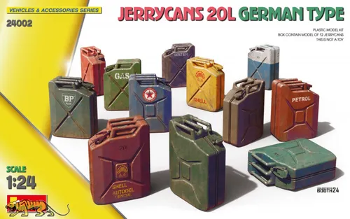 MiniArt 24002 Deutsche 20L Benzinkanister - 1:24