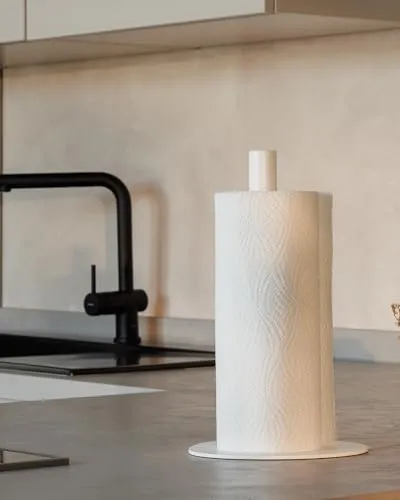 Metallbude Küchenrollenhalter Ivana in weiß von M Metallbude