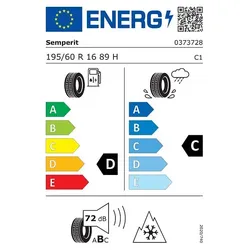 Semperit Allseason-Grip M+S 3PMSF 195/60 R16 89H Ganzjahresreifen - Autoreifen für ganzjährige Nutzung, bietet hervorragenden Grip bei allen Wetterbedingungen und sorgt für Sicherheit und Komfort auf der Straße.