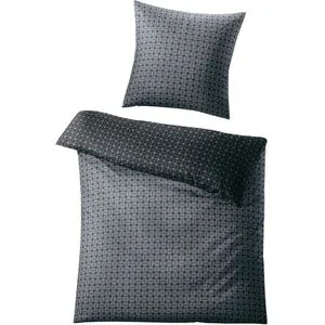 Kleine Wolke Bettwäsche Punto 135x200 cm - Bettwäsche-Set aus hochwertigem Mako-Satin, 100% Baumwolle, mit praktischem Reißverschluss und bis 60° waschbar – ideal für einen erholsamen Schlaf.