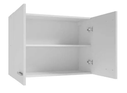 Einzelner 80 x 60 weißer hängender Küchenschrank