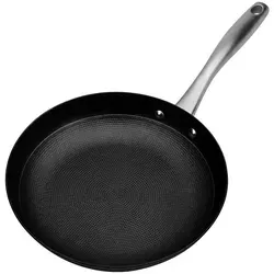 GSW Gusseisen Pfanne Robusta 24 cm - Pfanne aus schwerem Gusseisen, induktions- und backofengeeignet bis 240°C, mit langlebiger Antihaft-Versiegelung für perfekte Krossgerichte.