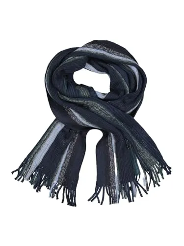 engbers Herren Herren Schal gemustert, Marineblau, 37942, Marineblau in Größe 111