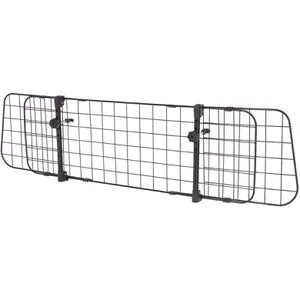 Kerbl Pet Autoschutzgitter - Kofferraumtrenngitter 96-145x30 cm, sicherer Transport von Hunden im Auto, einfach anzubringen und individuell einstellbar