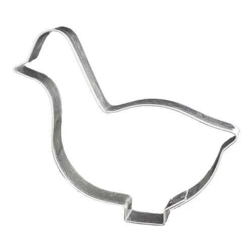 Lares Riesen Ausstechform Martinsgans - Ausstecher Gans groß ca. 16 cm Weißblech