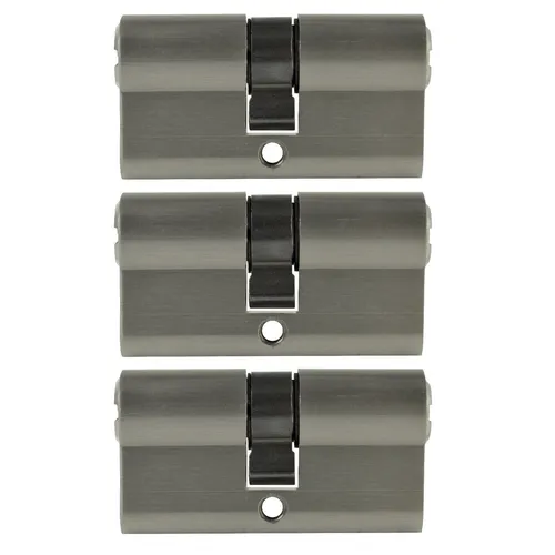 3x Profilzylinder 60mm 30/30 15x Schlüssel Tür Zylinder Schloss Gleichschließend