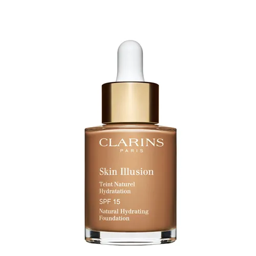 CLARINS Skin Illusion Natural Hydrating Foundation SPF 15 30 ml Nr. 114N - Make-up für ein ultra-natürliches Finish, vereint Serum-Fluid-Textur mit idealer Pigmentkonzentration für strahlende Haut ohne Belastung.