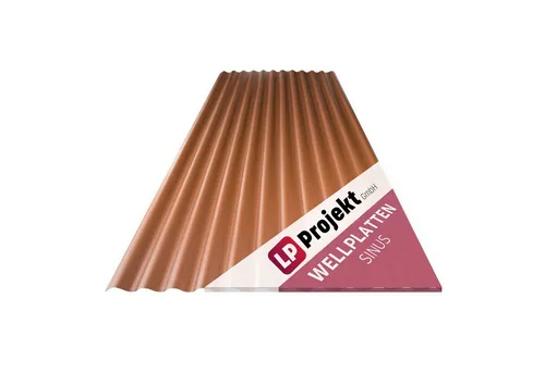 LP projekt Wellplatte Dach Kunststoff – Wetterfest & Langlebig für Überdachung, 1,2 mm, 1,05 m², (1-St., Einzelplatte oder 1er-/5er-/10er-Set), 90x117 cm Welldachplatten Transparent – Ideal für Carport & Garten
