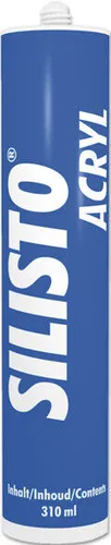 Acryl weiß Dichtmasse Dichtstoff 1 Kartusche Silisto 310 ml (6,94 EUR/l)