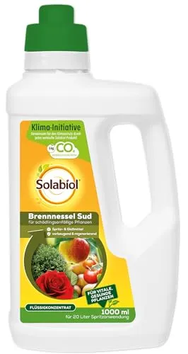 Solabiol Brennnessel Sud, biologisches Pflanzenstärkungsmittel zur Kräftigung und Stärkung schädlingsanfälliger Pflanzen, 1 Liter