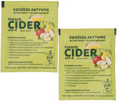 2x Apfelweinhefe Spiritferm Cider Weinhefe französisch