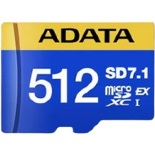 Adata Premier Extreme 512 GB microSDXC - Hochgeschwindigkeits-Speicherkarte U3, ideal für 4K-Videos und schnelle Datenübertragungen, perfekt für Kameras und Smartphones.