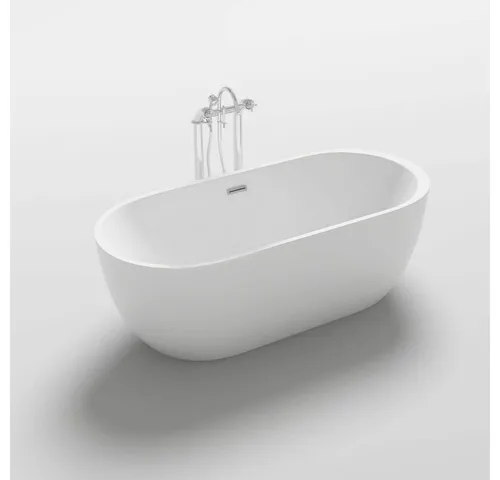 HOME DELUXE Badewanne Freistehende Badewanne CODO 170 x 80 x 58 cm, (2-tlg)