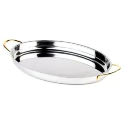 APS 60310 Servier- / Beilagenschale 31 x 21,5 cm, H: 3 cm in gold von APS