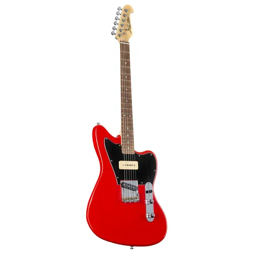E Gitarre J & D TL Jazz Red