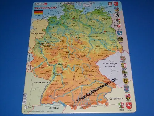 Larsen Puzzle - Deutschland - 50 Teile (pysisch) (K40)