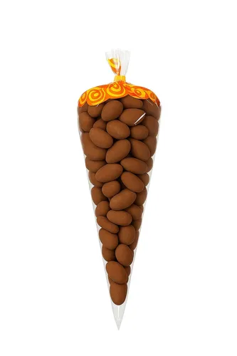 Kakaomandeln mit 100% Kakao – Gebrannte Mandeln | 1kg im Beutel | Als Gesch ...