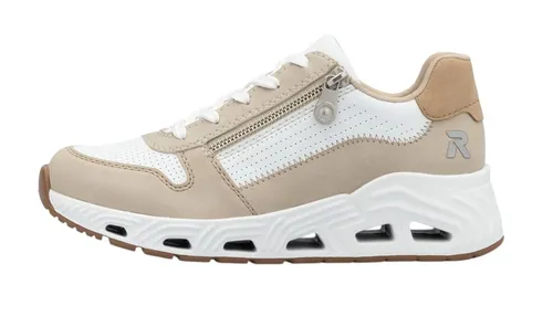 Rieker Sneaker Low N5204-80 in beige von Rieker