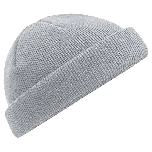 Beechfield B43R Recycled Mini Fisherman Beanie - Light Grey von Beechfield