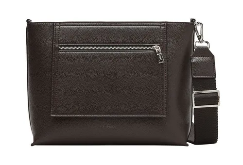 s.Oliver Schultertasche - Damen-Schultertaschen mit schmalem, verstellbarem Schulterriemen in eleganter Glattleder Optik für einen stilvollen Auftritt.